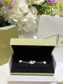 Van Cleef & Arpels full diamond clover bracelet-3735