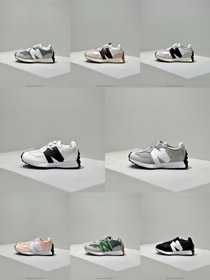 New Balance NB 327 Retro Low-Top Running Shoes for Kids-4179